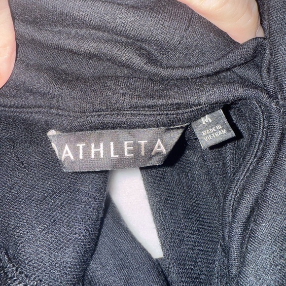 Athleta Womens Cowl Neck Sweatshirt Black Size: Medium - Picture 8 of 9